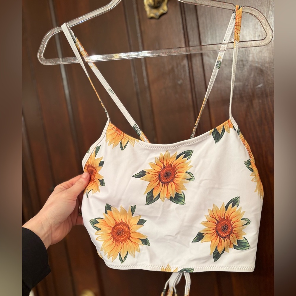 Sunflower Bikini Top M